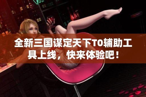全新三国谋定天下T0辅助工具上线，快来体验吧！