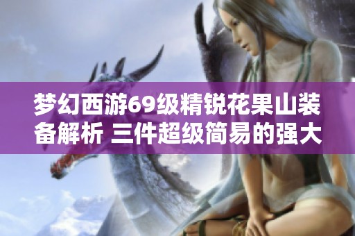 梦幻西游69级精锐花果山装备解析 三件超级简易的强大威力揭秘