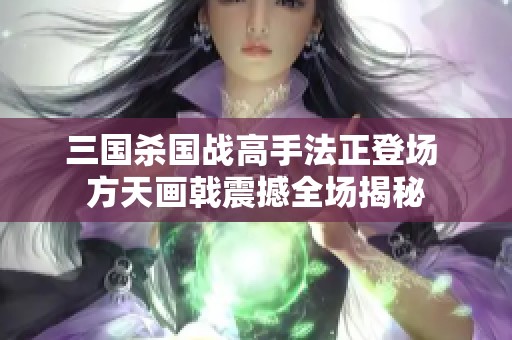 三国杀国战高手法正登场 方天画戟震撼全场揭秘