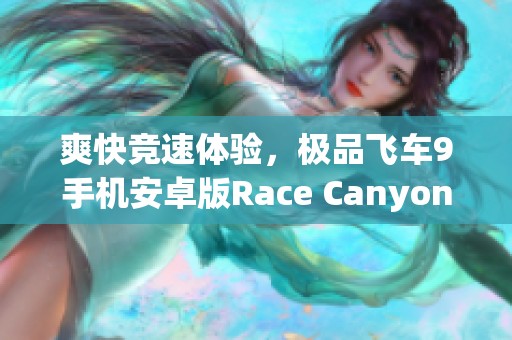 爽快竞速体验，极品飞车9手机安卓版Race Canyon免费下载全新上线