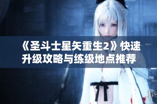 《圣斗士星矢重生2》快速升级攻略与练级地点推荐