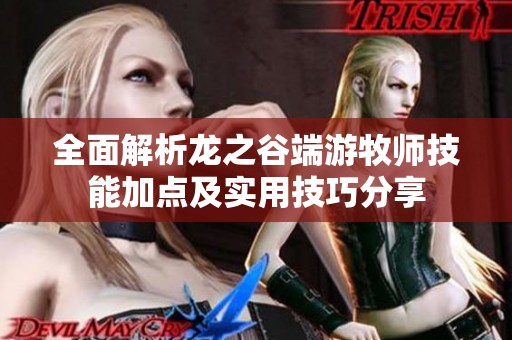 全面解析龙之谷端游牧师技能加点及实用技巧分享