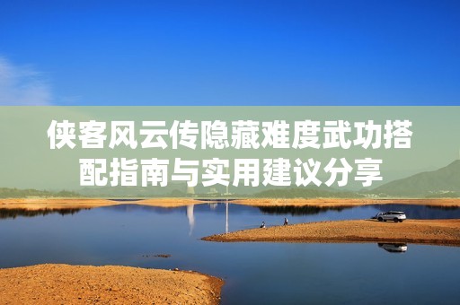 侠客风云传隐藏难度武功搭配指南与实用建议分享