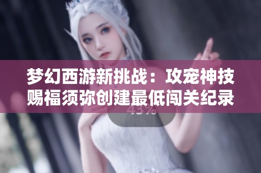 梦幻西游新挑战：攻宠神技赐福须弥创建最低闯关纪录