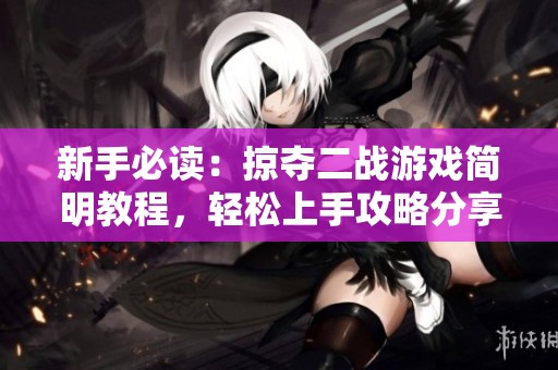 新手必读：掠夺二战游戏简明教程，轻松上手攻略分享