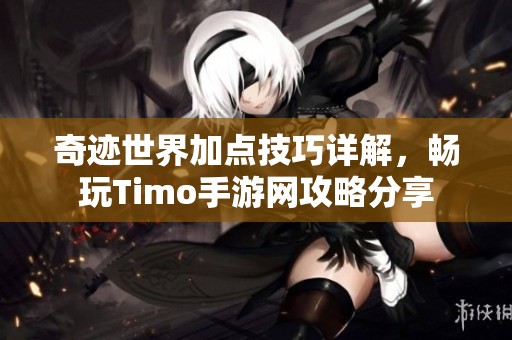 奇迹世界加点技巧详解，畅玩Timo手游网攻略分享
