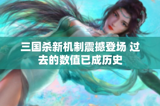 三国杀新机制震撼登场 过去的数值已成历史