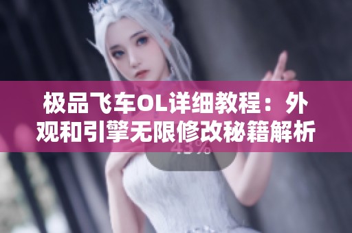 极品飞车OL详细教程：外观和引擎无限修改秘籍解析