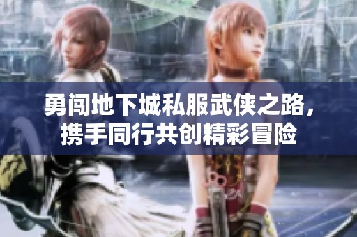 勇闯地下城私服武侠之路，携手同行共创精彩冒险