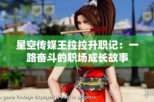 星空传媒王拉拉升职记：一路奋斗的职场成长故事