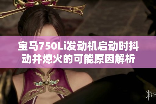宝马750Li发动机启动时抖动并熄火的可能原因解析