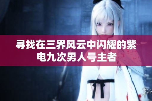 寻找在三界风云中闪耀的紫电九次男人号主者