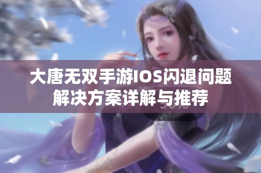大唐无双手游IOS闪退问题解决方案详解与推荐