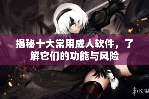 揭秘十大常用成人软件，了解它们的功能与风险