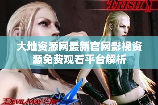 大地资源网最新官网影视资源免费观看平台解析