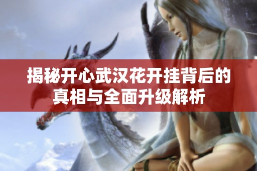 揭秘开心武汉花开挂背后的真相与全面升级解析