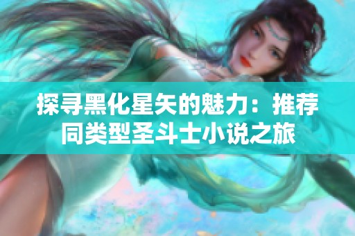 探寻黑化星矢的魅力：推荐同类型圣斗士小说之旅