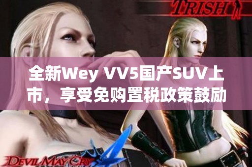 全新Wey VV5国产SUV上市，享受免购置税政策鼓励购车