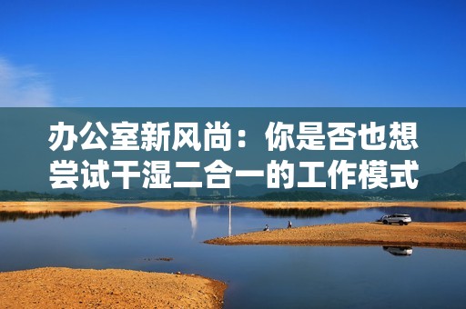 办公室新风尚：你是否也想尝试干湿二合一的工作模式