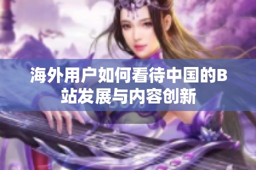 海外用户如何看待中国的B站发展与内容创新