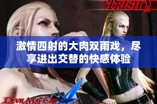 激情四射的大肉双雨戏，尽享进出交替的快感体验
