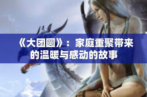 《大团圆》：家庭重聚带来的温暖与感动的故事