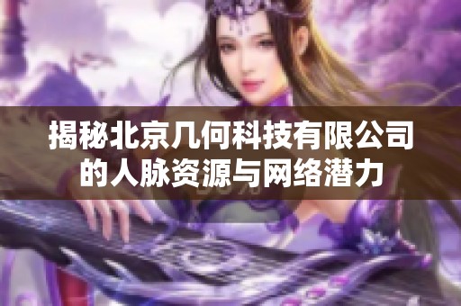 揭秘北京几何科技有限公司的人脉资源与网络潜力