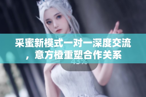 采蜜新模式一对一深度交流，意方橙重塑合作关系