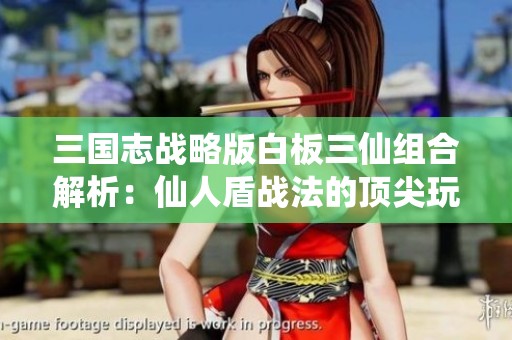 三国志战略版白板三仙组合解析：仙人盾战法的顶尖玩法探讨