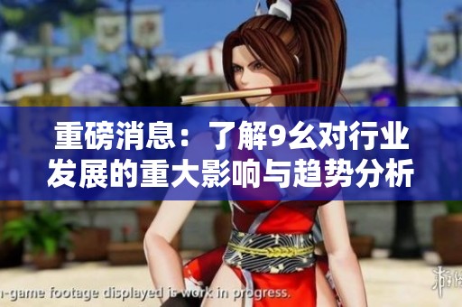 重磅消息：了解9幺对行业发展的重大影响与趋势分析