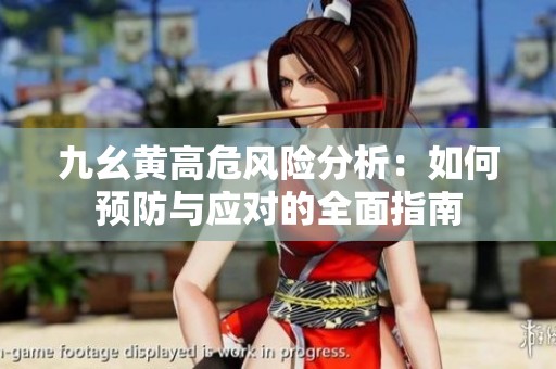 九幺黄高危风险分析：如何预防与应对的全面指南