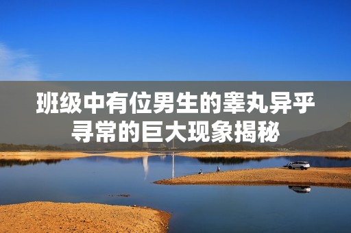 班级中有位男生的睾丸异乎寻常的巨大现象揭秘