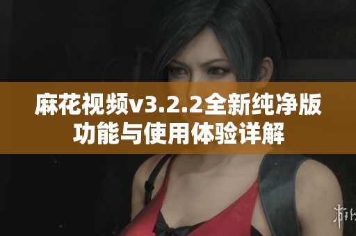 麻花视频v3.2.2全新纯净版功能与使用体验详解