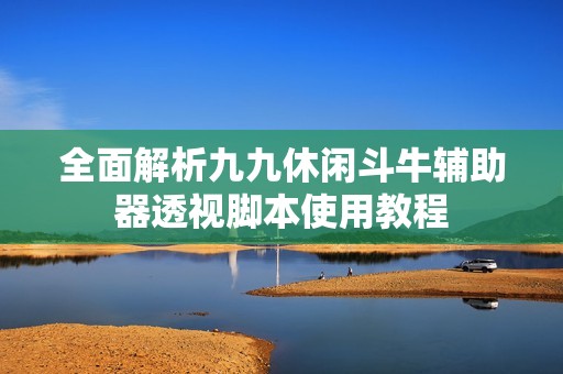 全面解析九九休闲斗牛辅助器透视脚本使用教程