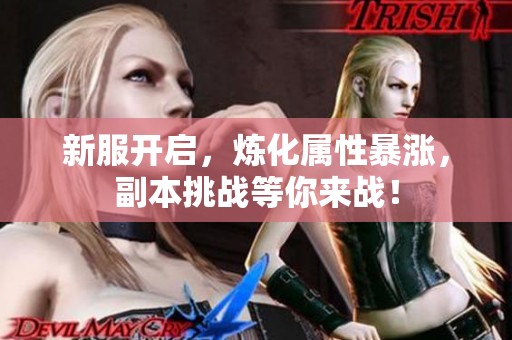 新服开启，炼化属性暴涨，副本挑战等你来战！