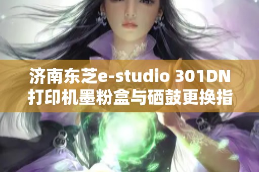 济南东芝e-studio 301DN打印机墨粉盒与硒鼓更换指南