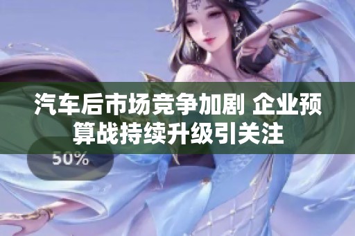 汽车后市场竞争加剧 企业预算战持续升级引关注
