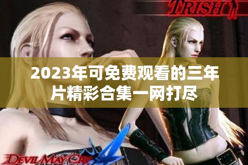 2023年可免费观看的三年片精彩合集一网打尽