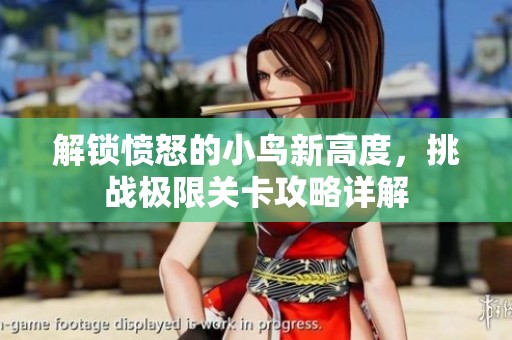 解锁愤怒的小鸟新高度，挑战极限关卡攻略详解
