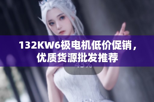 132KW6极电机低价促销，优质货源批发推荐