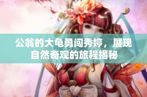 公翁的大龟勇闯秀婷，展现自然奇观的旅程揭秘