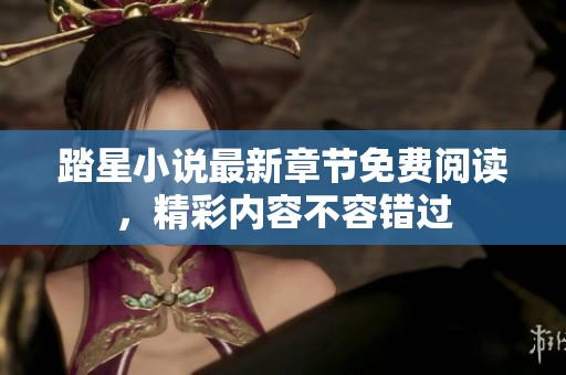 踏星小说最新章节免费阅读，精彩内容不容错过