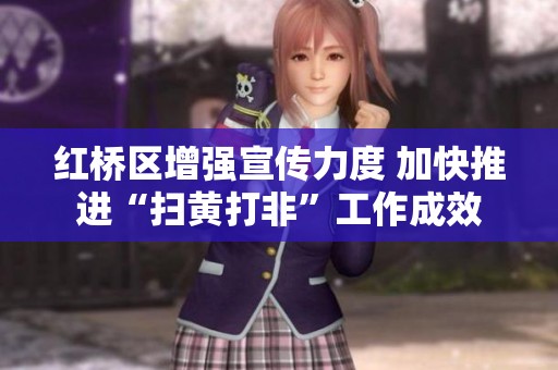 红桥区增强宣传力度 加快推进“扫黄打非”工作成效