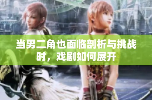 当男二角也面临剖析与挑战时，戏剧如何展开