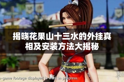 揭晓花果山十三水的外挂真相及安装方法大揭秘