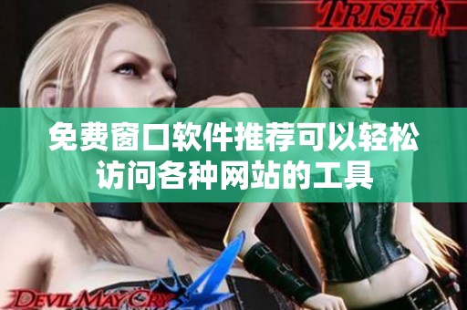 免费窗口软件推荐可以轻松访问各种网站的工具