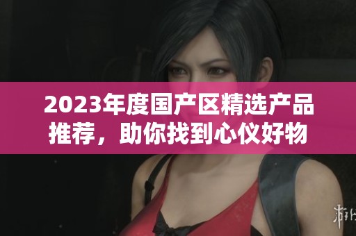 2023年度国产区精选产品推荐，助你找到心仪好物