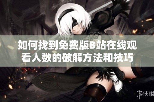 如何找到免费版B站在线观看人数的破解方法和技巧
