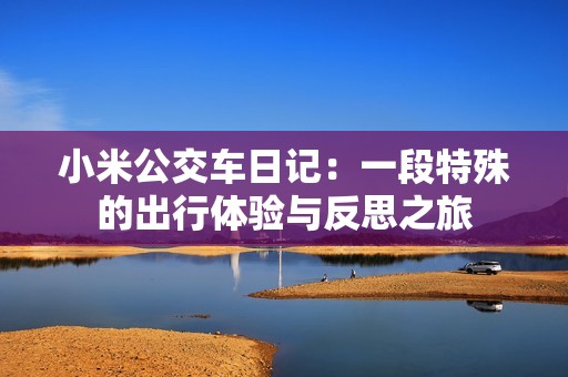 小米公交车日记：一段特殊的出行体验与反思之旅