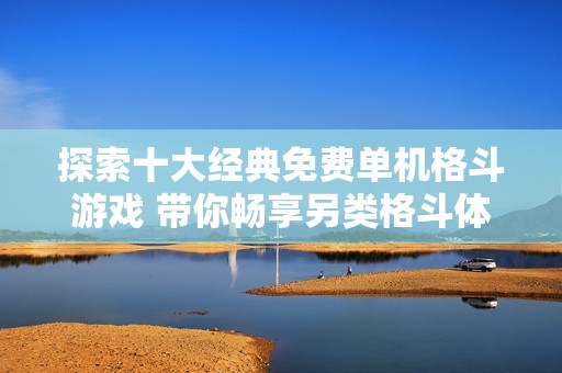 探索十大经典免费单机格斗游戏 带你畅享另类格斗体验